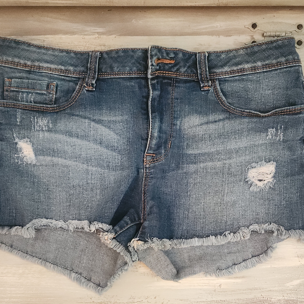 Forever 21 Blue Denim Shorts